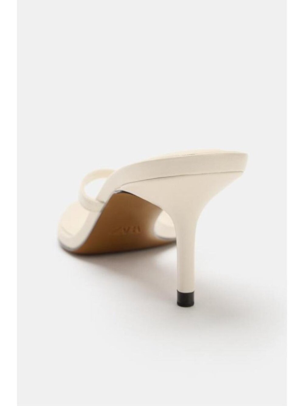 ZARA SQUARE TOE HEELED SANDALS 2324/810/002 - Picture 6 of 6